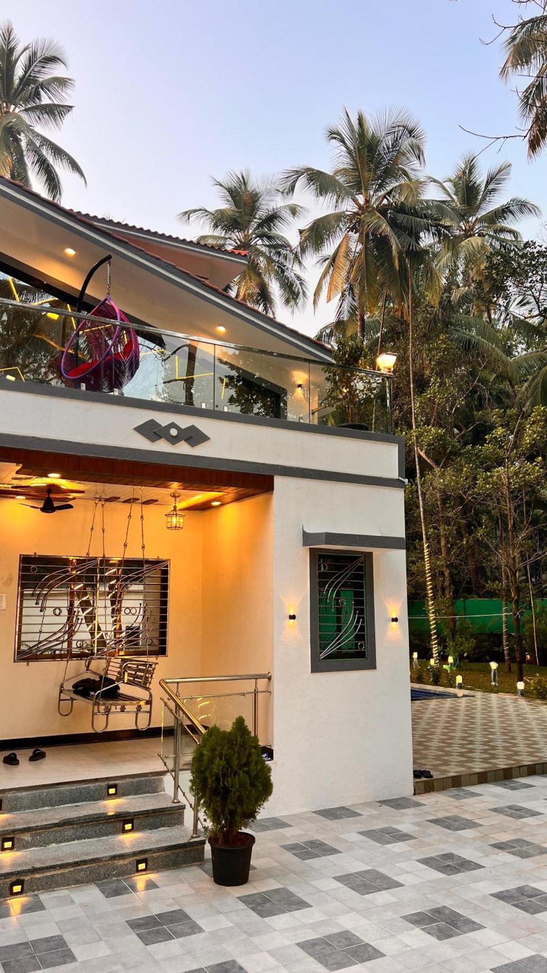 Seas The Day Luxurious 5Bhk Villa 2Min From Awas Beach With Huge Private Pool อลีบาก ภายนอก รูปภาพ