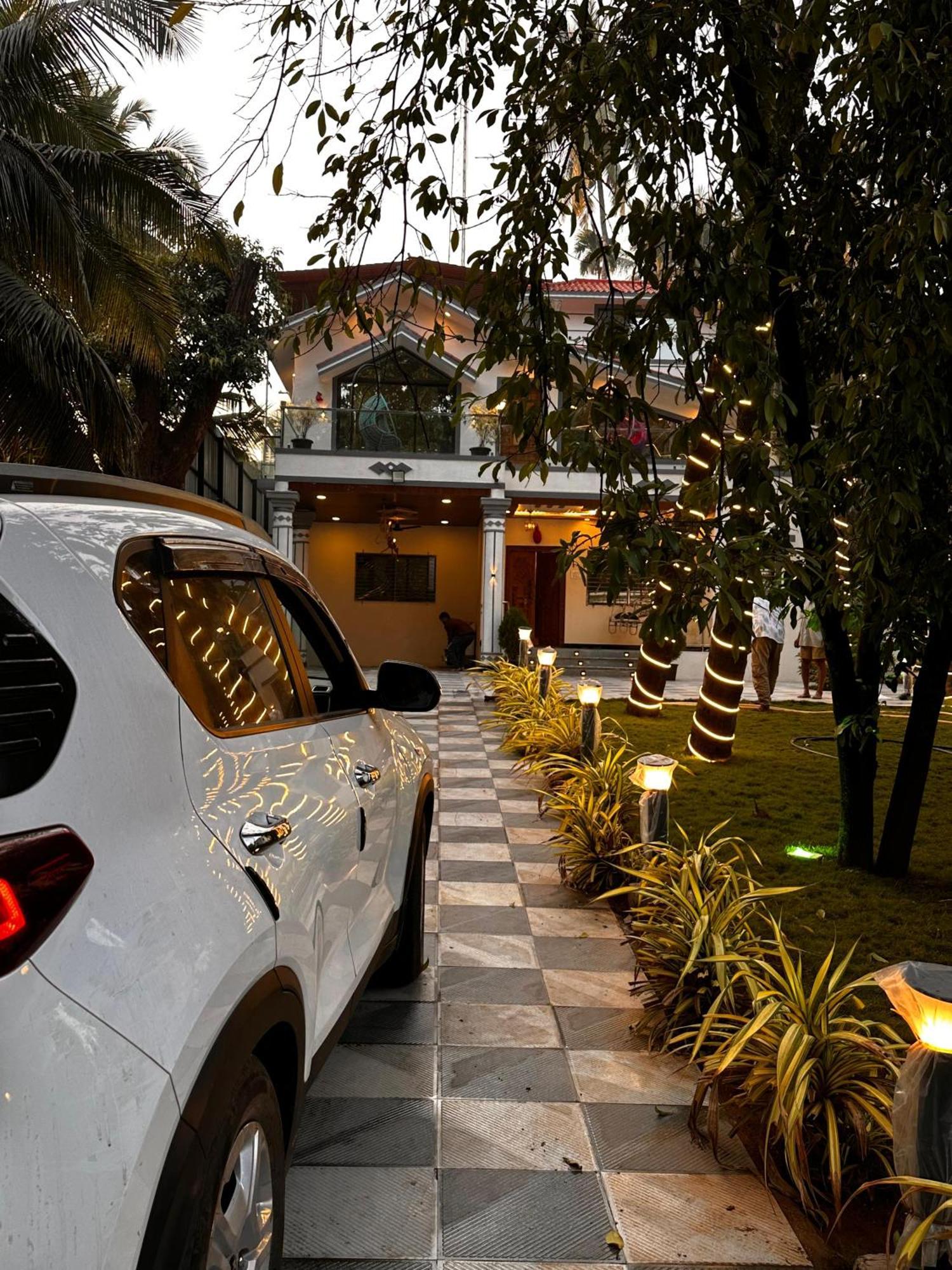 Seas The Day Luxurious 5Bhk Villa 2Min From Awas Beach With Huge Private Pool อลีบาก ภายนอก รูปภาพ