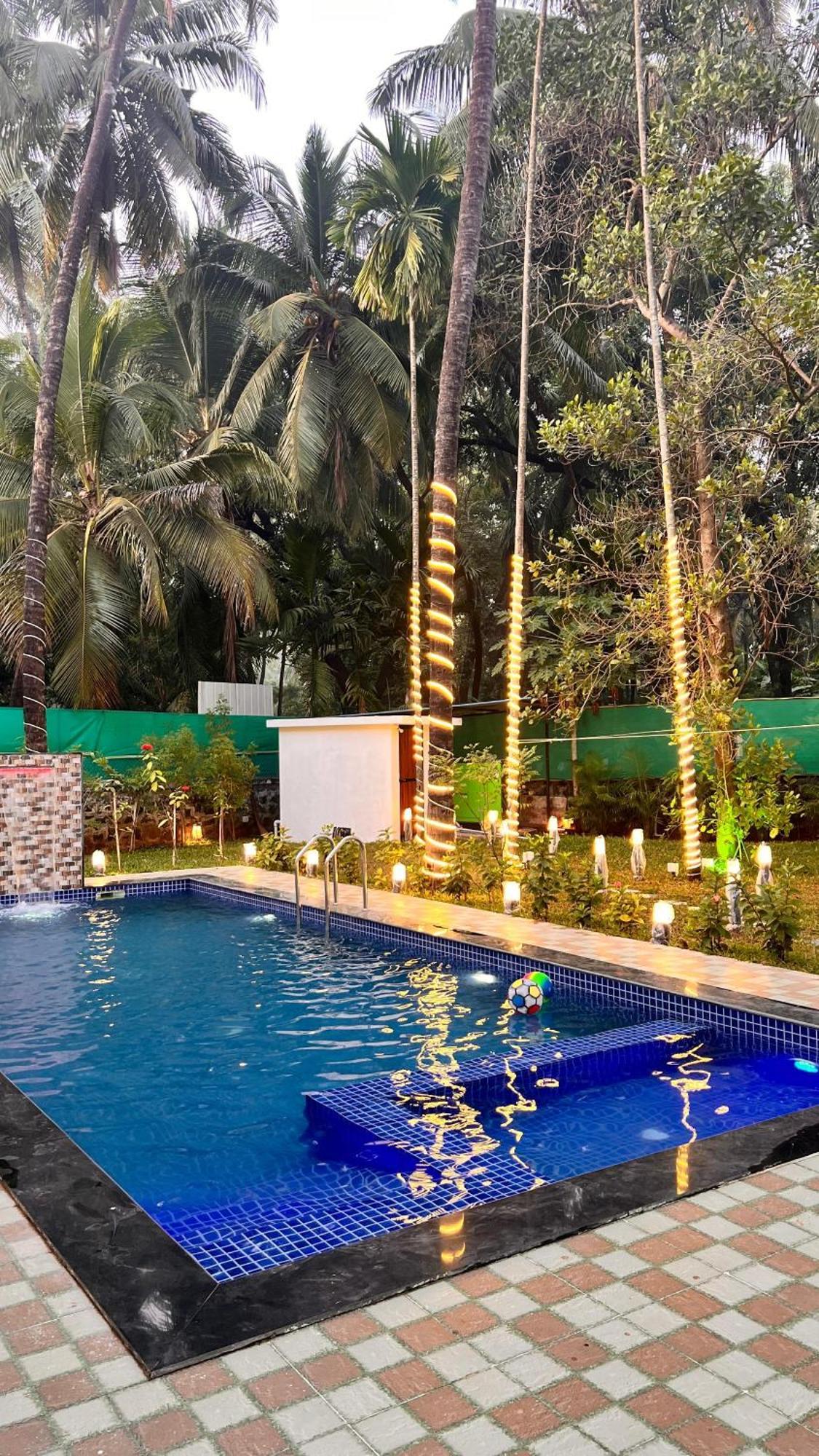 Seas The Day Luxurious 5Bhk Villa 2Min From Awas Beach With Huge Private Pool อลีบาก ภายนอก รูปภาพ
