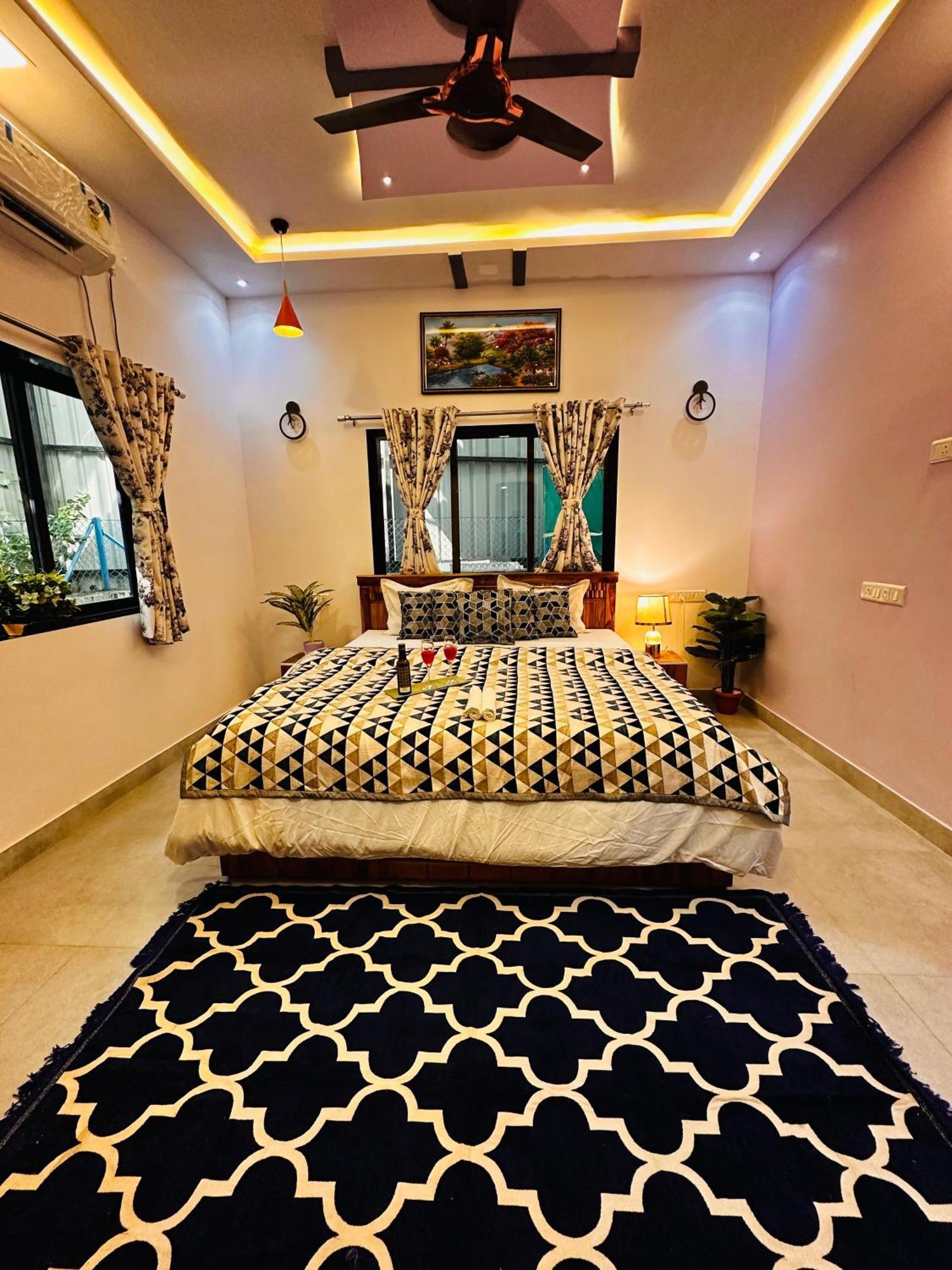 Seas The Day Luxurious 5Bhk Villa 2Min From Awas Beach With Huge Private Pool อลีบาก ภายนอก รูปภาพ