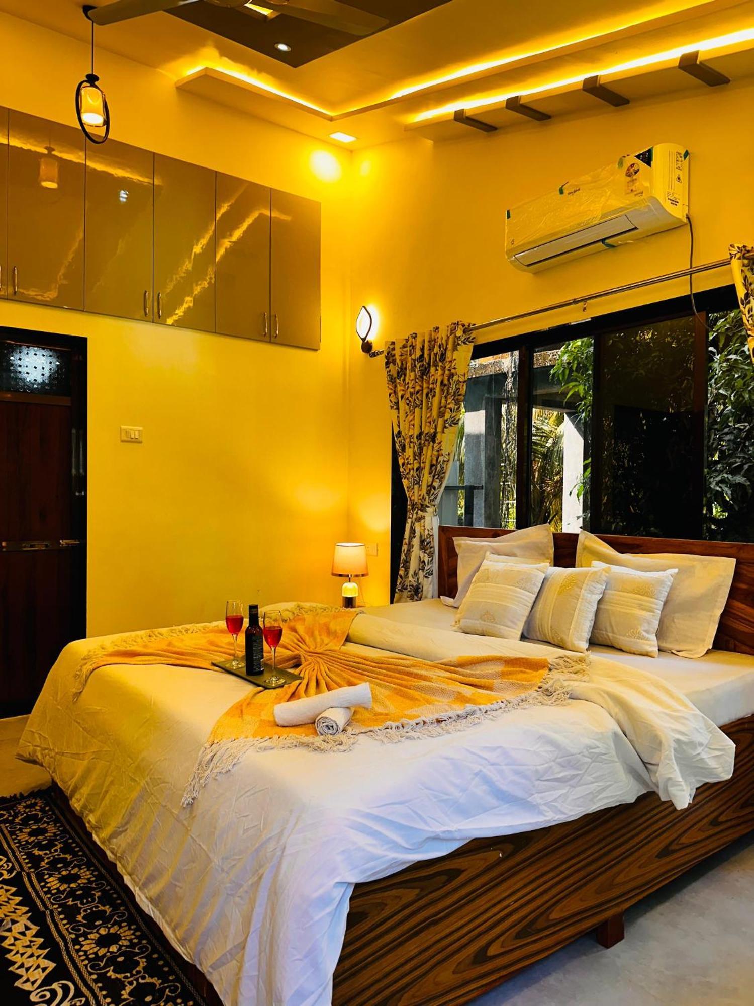 Seas The Day Luxurious 5Bhk Villa 2Min From Awas Beach With Huge Private Pool อลีบาก ภายนอก รูปภาพ