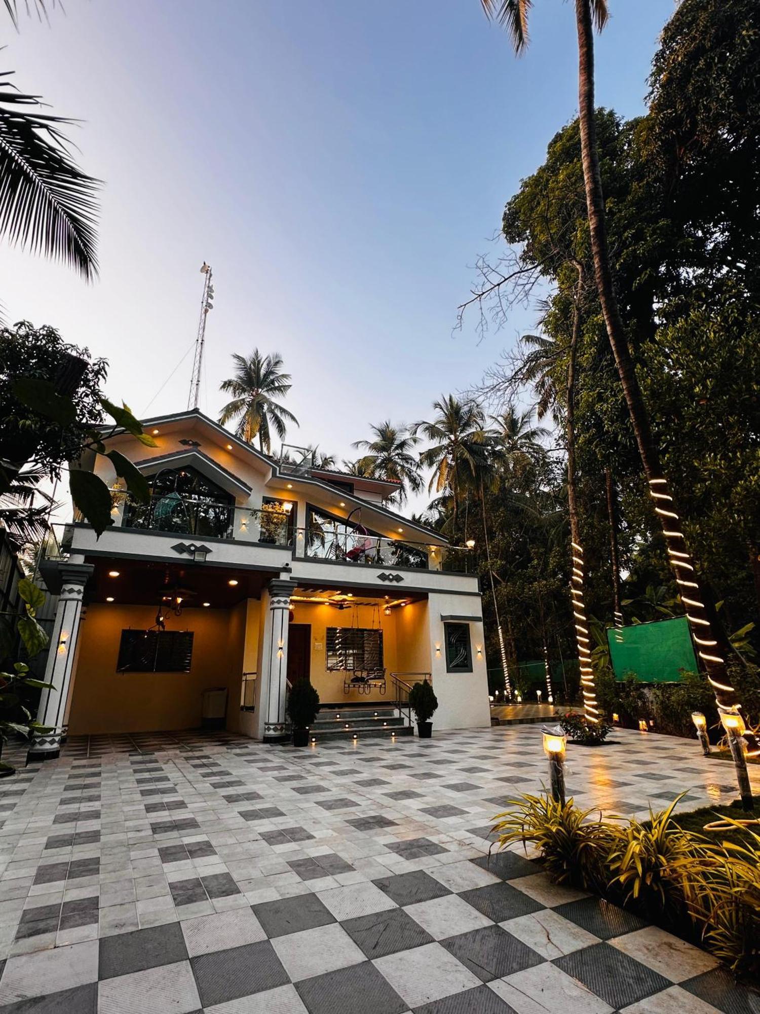 Seas The Day Luxurious 5Bhk Villa 2Min From Awas Beach With Huge Private Pool อลีบาก ภายนอก รูปภาพ