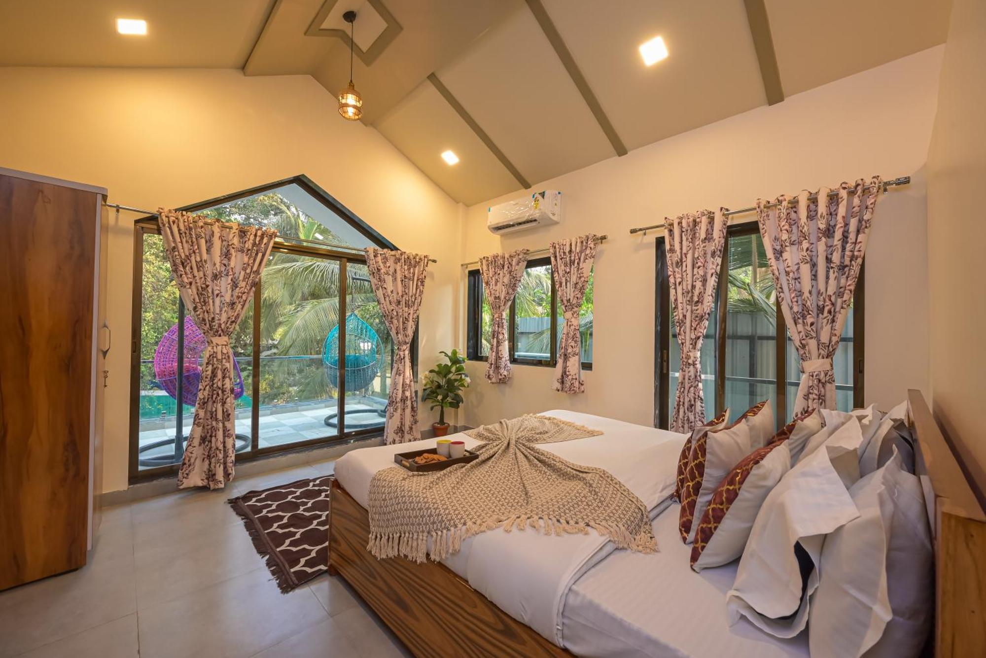 Seas The Day Luxurious 5Bhk Villa 2Min From Awas Beach With Huge Private Pool อลีบาก ภายนอก รูปภาพ