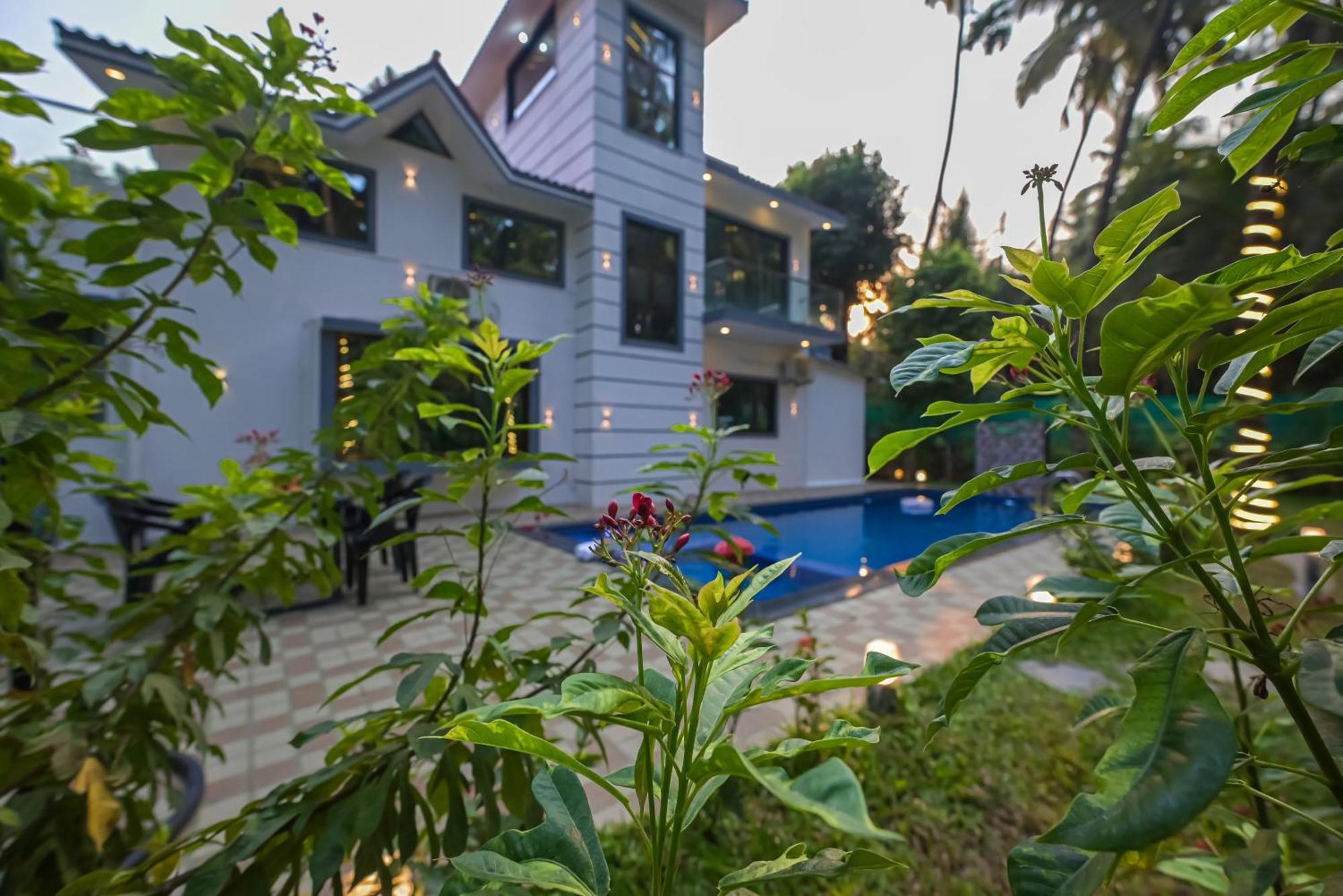 Seas The Day Luxurious 5Bhk Villa 2Min From Awas Beach With Huge Private Pool อลีบาก ภายนอก รูปภาพ