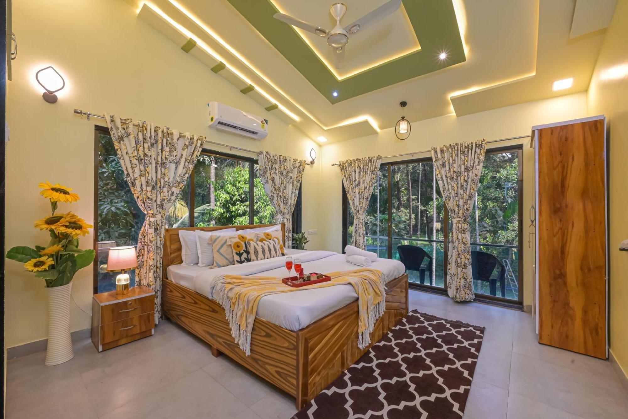 Seas The Day Luxurious 5Bhk Villa 2Min From Awas Beach With Huge Private Pool อลีบาก ภายนอก รูปภาพ