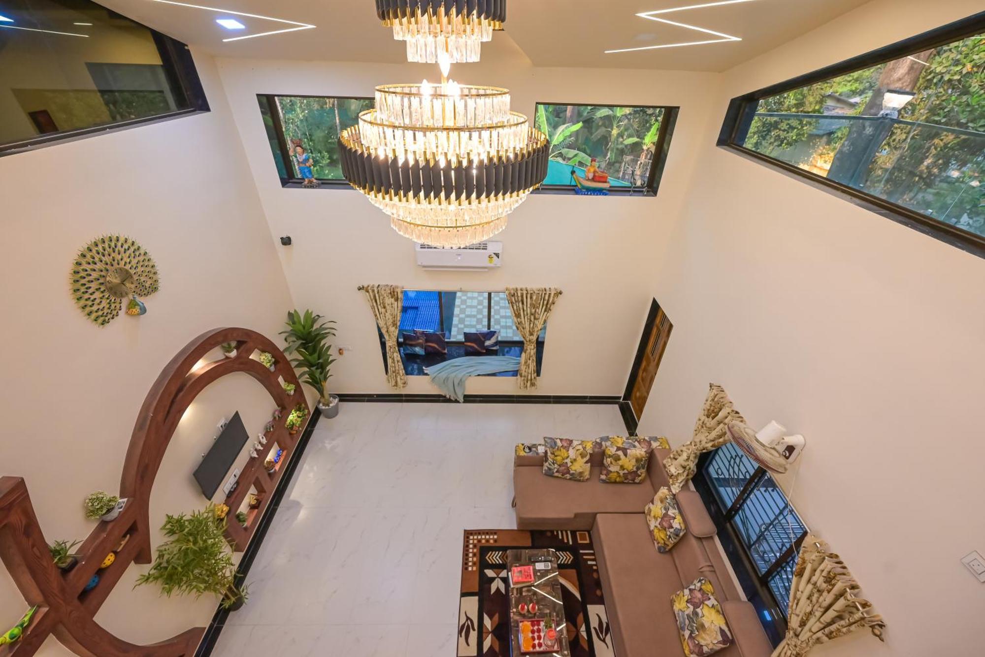 Seas The Day Luxurious 5Bhk Villa 2Min From Awas Beach With Huge Private Pool อลีบาก ภายนอก รูปภาพ