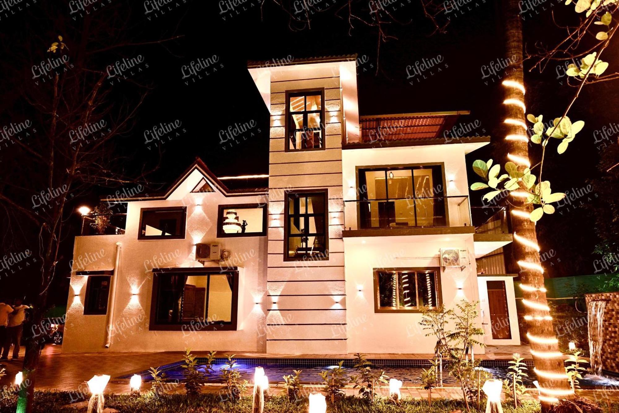 Seas The Day Luxurious 5Bhk Villa 2Min From Awas Beach With Huge Private Pool อลีบาก ภายนอก รูปภาพ