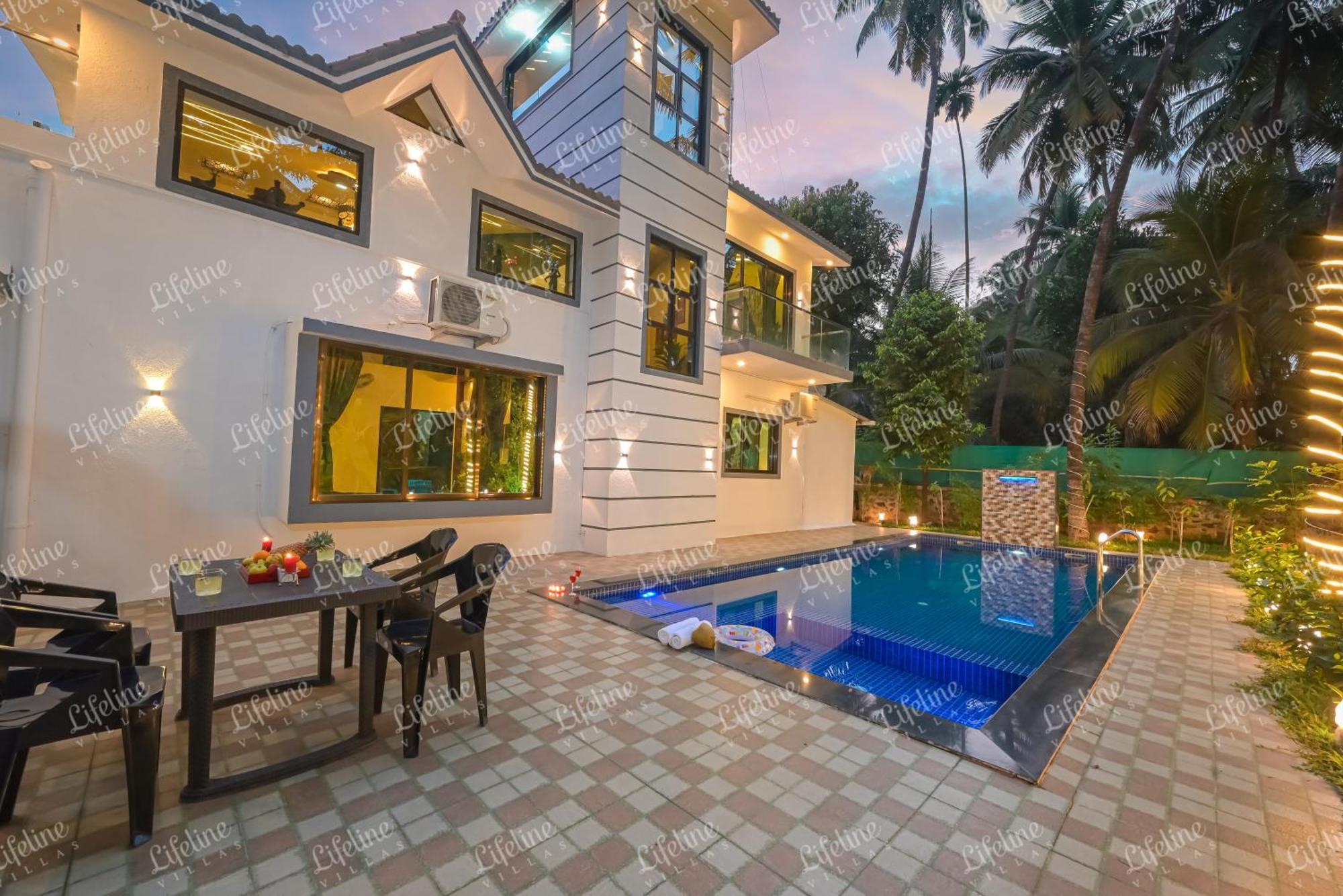 Seas The Day Luxurious 5Bhk Villa 2Min From Awas Beach With Huge Private Pool อลีบาก ภายนอก รูปภาพ